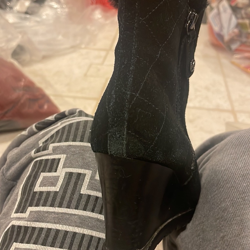 Michael Kors fur lined wedge boots - Picture 4 of 4